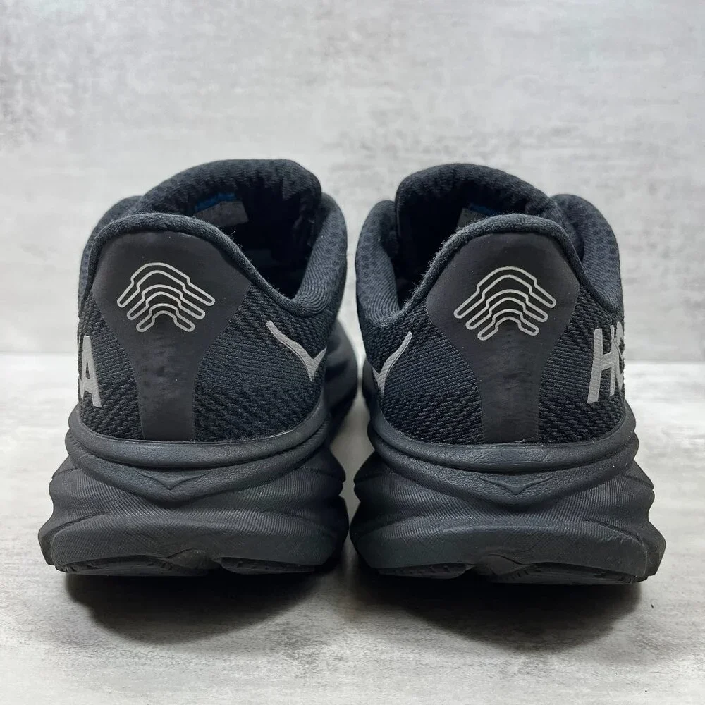 Hoka One One Clifton 9 GTX Gore-tex Running Shoes - Men's Size 8 - Black - Picture 6 of 9